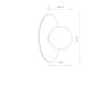 Nowodvorski Saturn M kinkiet 1x10 W czarny 12436 zdj.2