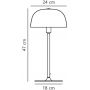 Nordlux Cera lampa stołowa 1x40 W stal 2010225033 zdj.2