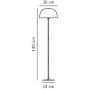 Nordlux Cera lampa stojąca 1x40 W stal 2010244033 zdj.2
