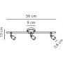 Nordlux Avenue lampa podsufitowa 3x35 W stal szczotkowana 2113190132 zdj.2