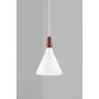 Nordlux DFTP Nori 18 lampa wisząca 1x40W biały opal/brązowy 2120803001 zdj.2