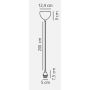 Nordlux Basic lampa wisząca 1x60 W biała 2412013001 zdj.2