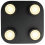 Nordlux Clyde lampa podsufitowa 4x3,5 W czarna 2412256003 zdj.3