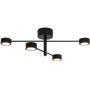 Nordlux Clyde lampa podsufitowa 4x16 W czarna 2412260103 zdj.1