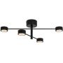 Nordlux Clyde lampa podsufitowa 4x16 W czarna 2412260103 zdj.3