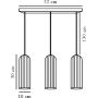 Nordlux Miella lampa wisząca 3x25 W przydymiona 2412533047 zdj.2