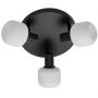 Nordlux Milford lampa podsufitowa 3x25 W czarna 2412606003 zdj.3