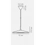 Nordlux Balance lampa wisząca 1x17,5 W czarna 2412783003 zdj.2