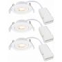 Nordlux Monolo lampa do zabudowy 1x4,8 W biała 3pak 2510310101 zdj.1