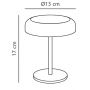 Nordlux Elmer lampa stołowa zewnęt 1x2 W zielona 2518305023 zdj.2