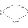 Nordlux Ufo plafon 1x15 W biały 25626001 zdj.2