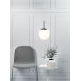Nordlux Cafe 20 lampa wisząca 1x60W biała/srebrna 39563001 zdj.2