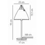 Nordlux Strap lampa stołowa 1x40 W czarna 46205003 zdj.2
