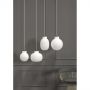 Nordlux DFTP Raito lampa wisząca 1x25W okrągła biały opal/mosiądz 48023001 zdj.5
