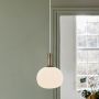 Nordlux Alton lampa wisząca 1x60 W biała-złota 47313001 zdj.5