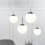Nordlux Cafe 30 lampa wisząca 1x60W biała/srebrna 39583001 zdj.3