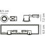 Nordlux Mixit Pro lampa do zabudowy 1x8W czarny 71810103 zdj.2