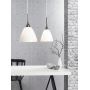 Nordlux Read lampa wisząca 1x60 W biały opal-chrom 73163010 zdj.3
