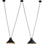 Nowodvorski Lighting Perm 2 lampa wisząca 2x25 W czarna 9147 zdj.1