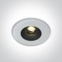 One Light Baida lampa podsufitowa zewnętrzna 1x6W biała 10106V/W/W zdj.1
