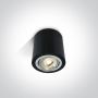 One Light Krokos lampa podsufitowa 1x10W czarny/biały 12105AB/B zdj.1