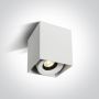 One Light Samarina lampa podsufitowa 1x8W biały/czarny 12108XA/W/W zdj.1