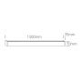 One Light Mesaria listwa LED liniowa 1x40 W czarny 38150BU/B/W zdj.2