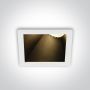 One Light Bevera lampa do zabudowy 1x10W biały/czarny 50105MA/W/B zdj.1