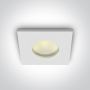 One Light Zefiria lampa do zabudowy 1x50W biała 50105R/W zdj.1