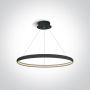 One Light Dolcedo lampa wisząca 1x19 W czarna 63048/B zdj.1