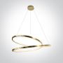 One Light Randa lampa wisząca 1x40 W mosiądz 63068A/BS zdj.1