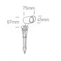 One Light Rakita lampa gruntowa 1x3 W czarna 67456/B/W zdj.2