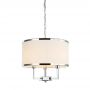 Orlicki Design Casa Cromo S lampa wisząca 3x12W chrom/kremowa biel OR80209 zdj.1