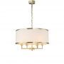 Orlicki Design Casa Old Gold M lampa wisząca 6x15W złoto satynowe/kremowa biel OR80230 zdj.1