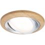 Paulmann Lanati lampa do zabudowy 3x6 W aluminium-drewno 92239 zdj.3