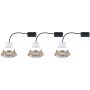 Paulmann Lanati lampa do zabudowy 3x6 W aluminium-drewno 92239 zdj.5