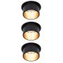 Paulmann Gil lampa podsufitowa 3x6W LED czarny mat/złoty 93379 zdj.2