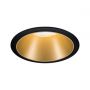 Paulmann Cole Coin lampa do zabudowy 1x6,5W czarny/złoty mat 93403 zdj.1