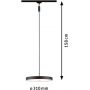 Paulmann Urail Hildor lampa do szynoprzewodów 1x15 W czarny mat 96792 zdj.2