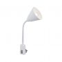 Paulmann Janus lampa biurkowa 1x20 W biała PL95428 zdj.2
