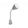 Paulmann Janus lampa biurkowa 1x20 W szara PL95429 zdj.2