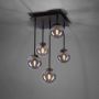 Paul Neuhaus Widow lampa podsufitowa 5x3W LED czarna 6719-18 zdj.4