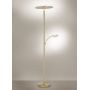 Paul Neuhaus Artur lampa stojąca 2x21W/1x6W mosiądz mat 673-60 zdj.5