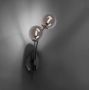 Paul Neuhaus Widow kinkiet 2x3W LED czarny 9014-18 zdj.4