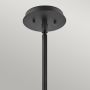 Quintiesse Lotus lampa wisząca 1x60 W czarna-przezroczysta QN-LOTUS-P-BLK zdj.5