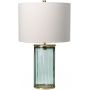 Quintiesse Reno lampa stołowa 1x60 W postarzany mosiądz/przełamana biel QN-RENO-GREEN-AB zdj.1