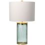 Quintiesse Reno lampa stołowa 1x60 W postarzany mosiądz/przełamana biel QN-RENO-GREEN-AB zdj.2