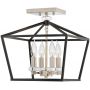 Quintiesse Stinson lampa wisząca 4x60 W czarna-polerowany nikiel QN-STINSON-4P-M-BK zdj.2