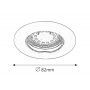Rabalux Lite lampa do zabudowy 1x50 W chrom 1050 zdj.2