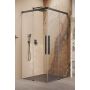 Radaway Idea 8 Black QL KDD kabina prysznicowa część prawa 90x90 cm kwadratowa czarny mat/szkło przezroczyste 10590090-54-01R zdj.1